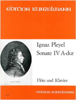 Sonate Nr. 4 A-Dur - Flöte Klavier - Ignaz Pleyel - Partition