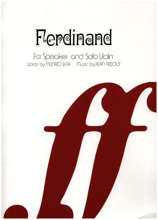 Ferdinand The Bull Alan Ridout Partition