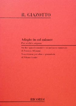 Adagio In Sol Minore - Hautbois - Albinoni Tomaso / Giazotto Remo