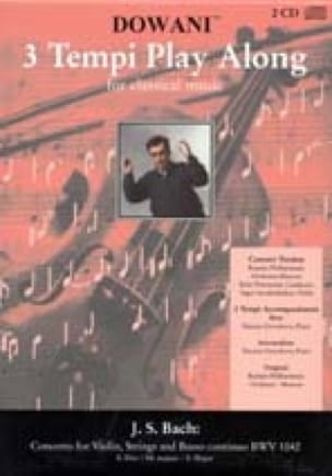 Concerto Violon BWV 1042 mi maj. - CD - BACH - Partition