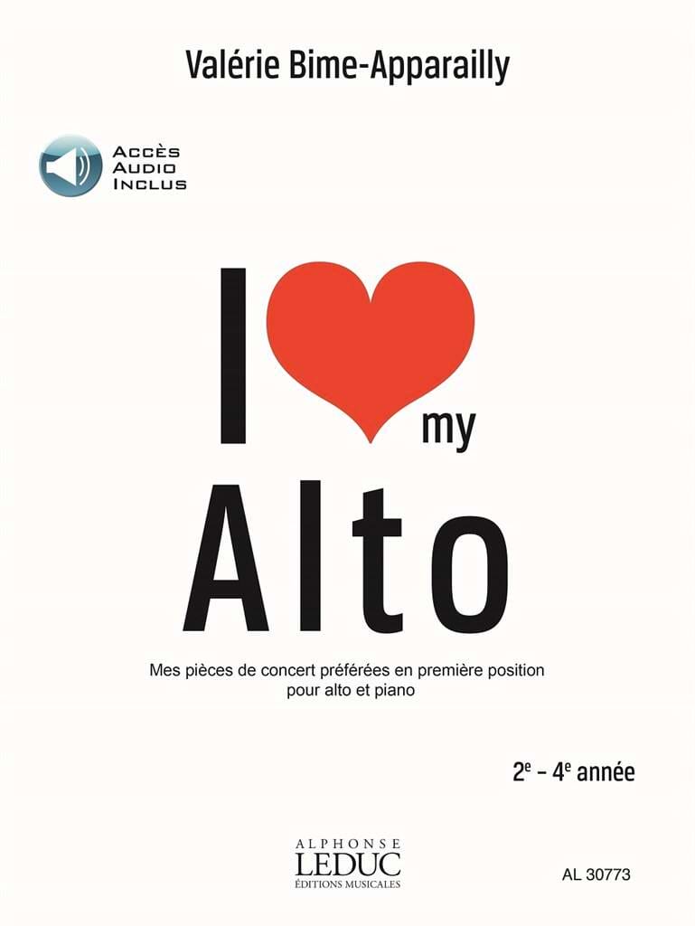 I Love my Alto Valérie Bime-Apparailly Partition Alto