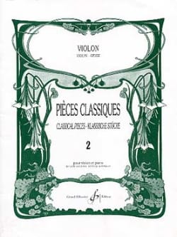 Pièces Classiques Volume 2 - Violon Partition Violon