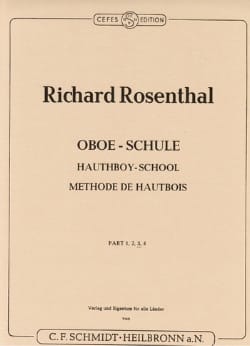 Méthode de hautbois - Volume 3 Richard Rosenthal Partition Hautbois
