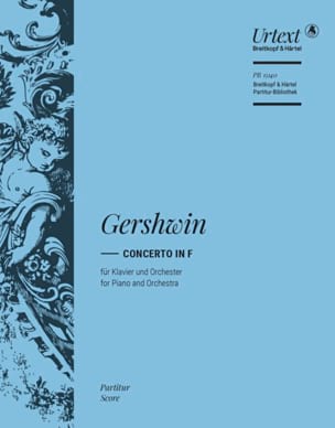 Concerto en Fa GERSHWIN Partition Grand format