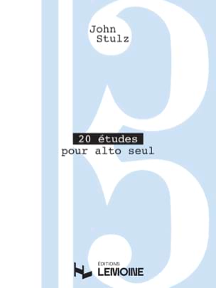 20 études pour alto seul John Stulz Partition Alto