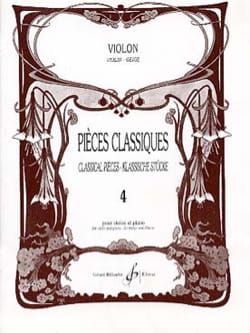 Pièces Classiques Volume 4 Partition Violon