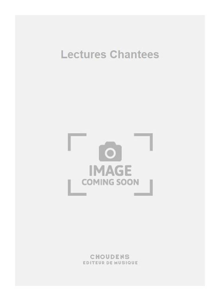 Lectures Chantées Volume 1 Avec Piano - Robert Soubeyran
