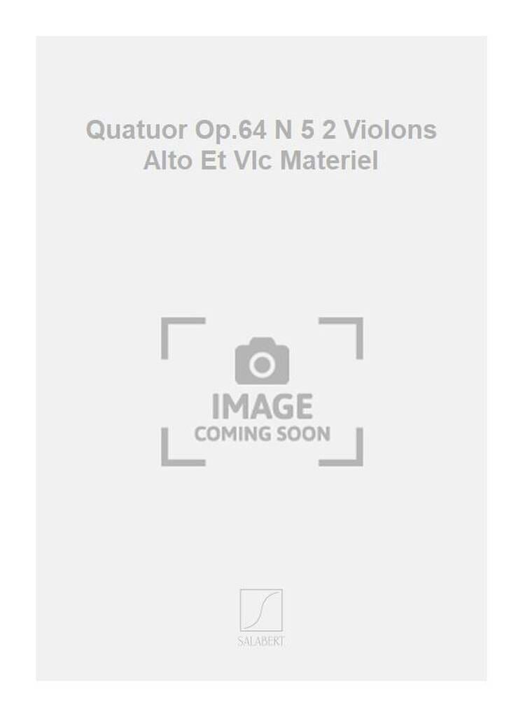 Quatuor à cordes n° 5 MILHAUD Partition Quatuors