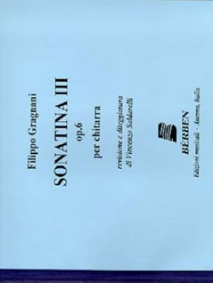 Sonatina n° 3 op. 6 - Guitare - Filippo Gragnani - Partition - Guitare