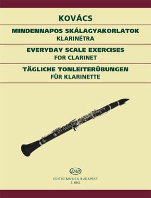 Tägliche Tonleiterübungen - Klarinette - Béla Kovacs - Partition
