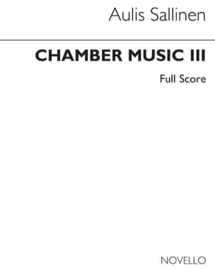 Chamber Music 3 - Score Aulis Sallinen Partition Grand format