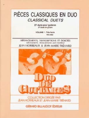 Pièces Classiques en Duo Volume 1 - Horreaux Jean / Tréhard Jean-Marie