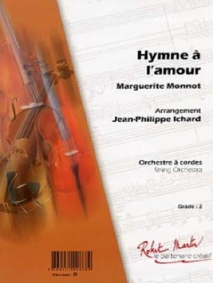 Hymne A l' Amour Marguerite Monnot Partition Quintettes