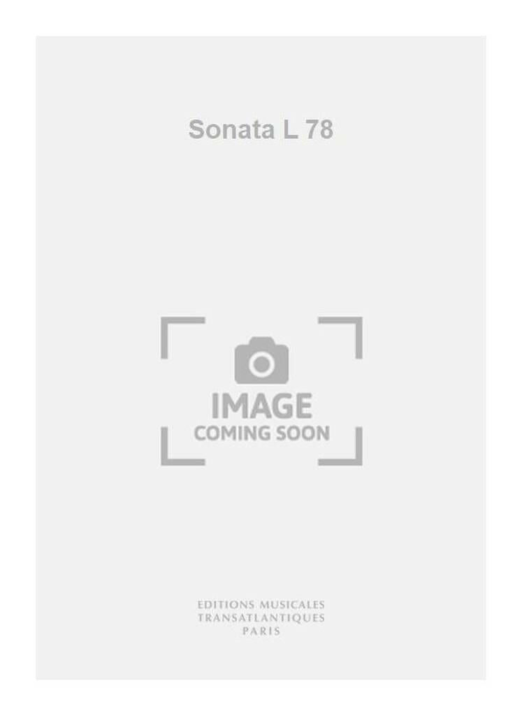 Sonata L 78 SCARLATTI Partition Guitare