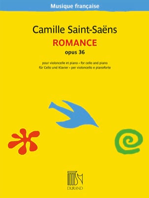 Romance - Violoncelle SAINT-SAENS Partition Violoncelle