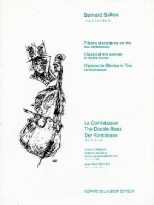 Pieces classiques en trio Bernard Salles Partition Contrebasse