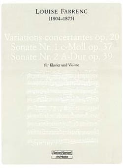 Oeuvres pour violon et piano Louise Farrenc Partition Violon