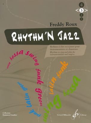 Rhythm'n Jazz Volume 3 Freddy Roux Partition Solfèges