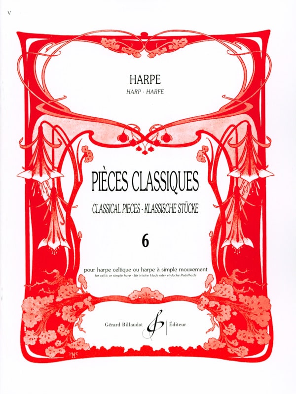 Pièces classiques Volume 6 - Harpe Partition Harpe