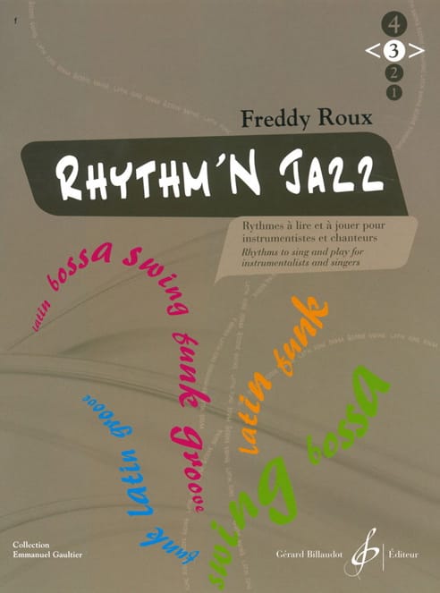 Rhythm'n Jazz Volume 3 Freddy Roux Partition Solfèges