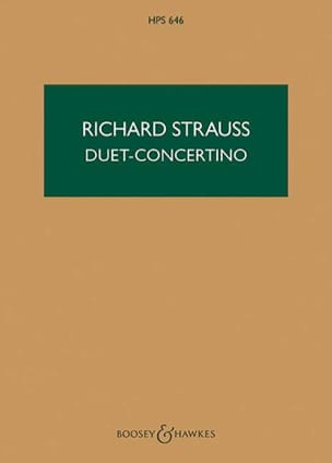 Duet-Concertino - Score Richard Strauss Partition Petit format