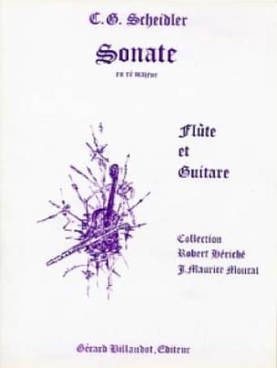 Sonate en ré majeur Christian Gottlieb Scheidler Partition Duos