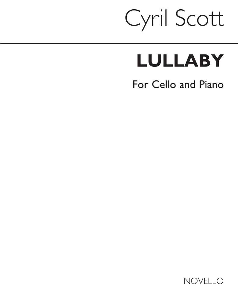 Lullaby Op.57 No.2 for Cello and Piano - Cyril Scott - Partition