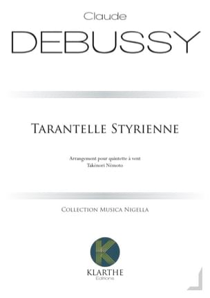 Tarentelle Styrienne - Quintette à Vent DEBUSSY Partition Quintettes