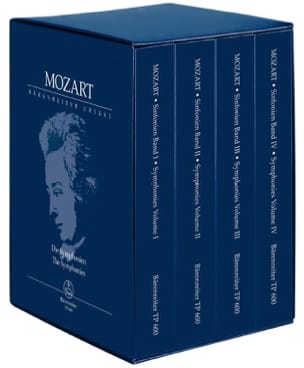 Complete Symphonies MOZART Partition Petit format