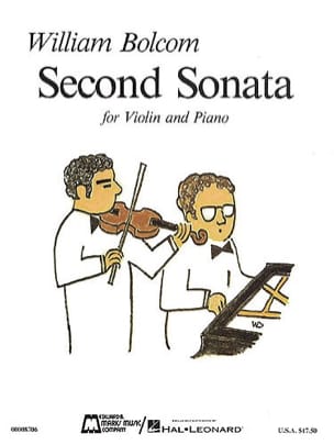 Second Sonata for Violin and Piano William Bolcom Partition Violon
