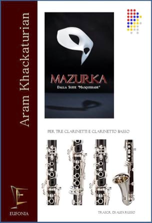 MAZURKA PER QUARTETTO DI CLARINETTI KHATCHATURIAN Partition Clarinette