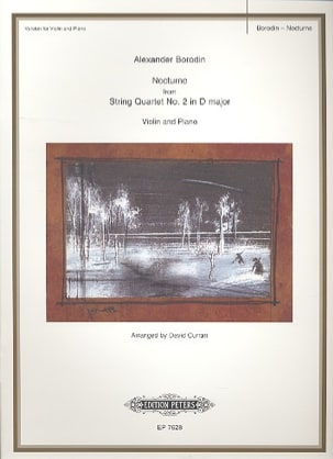 Nocturne - Violin BORODINE Partition Violon
