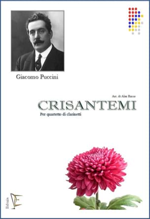 CRISANTEMI PER QUARTETTO DI CLARINETTI PUCCINI Partition Clarinette
