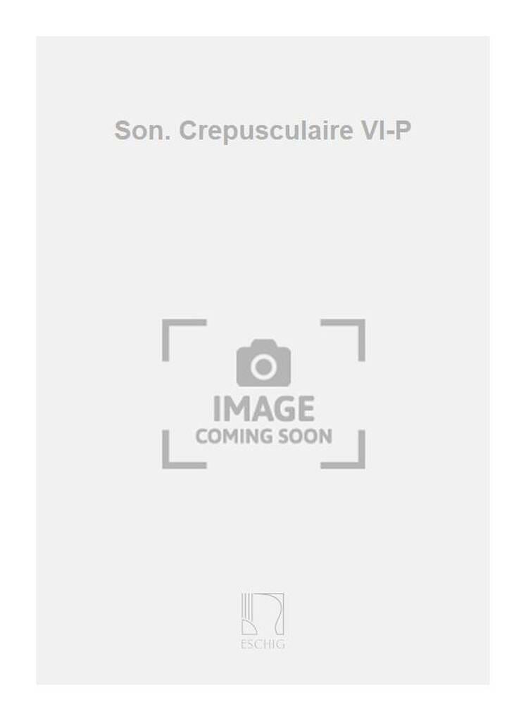 Sonate Crépusculaire Henri Sauguet Partition Violon