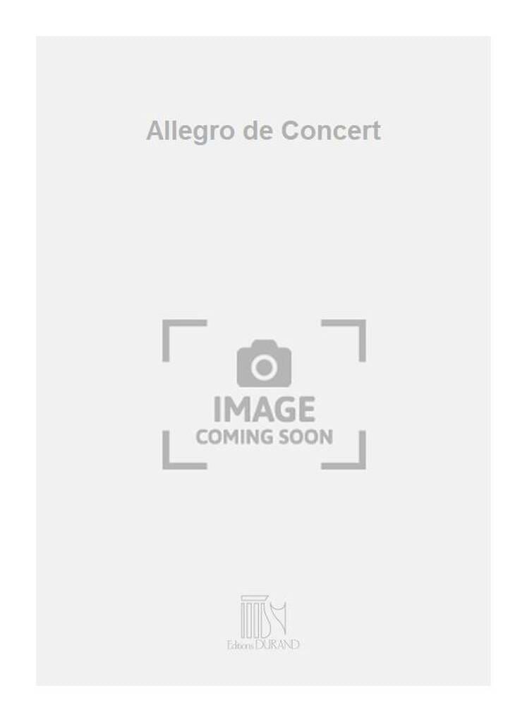 Allegro de Concert SAINT-SAËNS Partition Violon