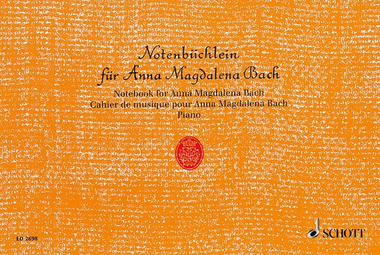Notenbüchlein für Anna Magdalena Bach BACH Partition