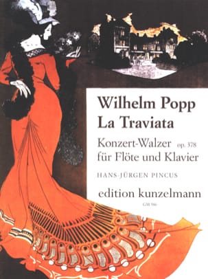 La Traviata op. 378 - Flöte Klavier - Wilhelm Popp - Partition