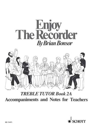 Enjoy the recorder - 2A - Treble teacher - Brian Bonsor - Partition