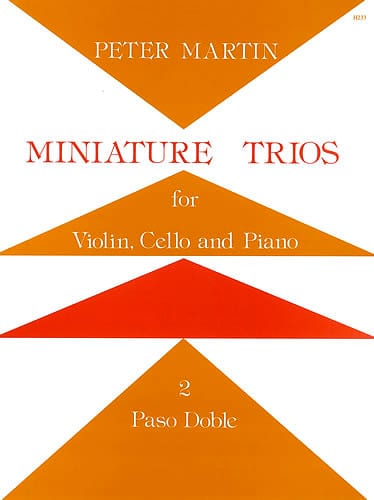 Miniature Trios 2. - Paso Doble Peter Martin Partition Trios