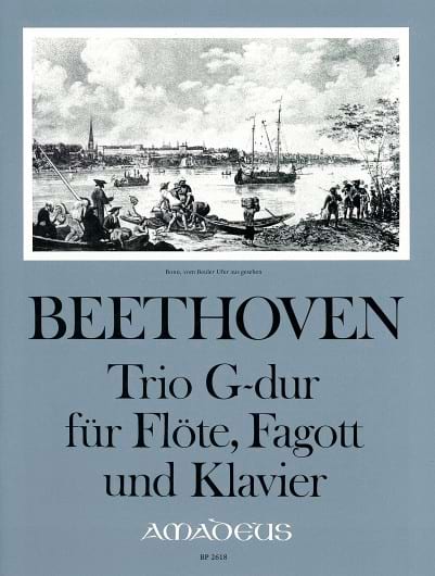 Trio en Sol Majeur WoO 37 BEETHOVEN Partition Trios