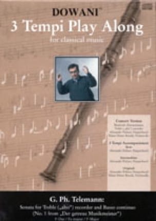 Sonate N°1 En Fa Maj. TELEMANN Partition