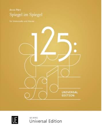 Spiegel im Spiegel - Violoncelle (EDITION 125) - PÄRT - Partition
