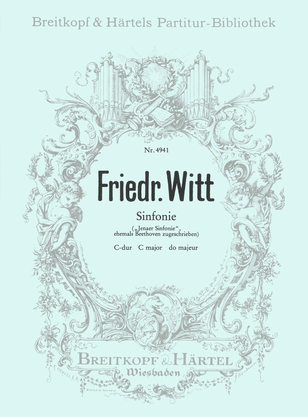 Symphonie C-dur Jenaer - Partitur - Friedrich Witt - Partition