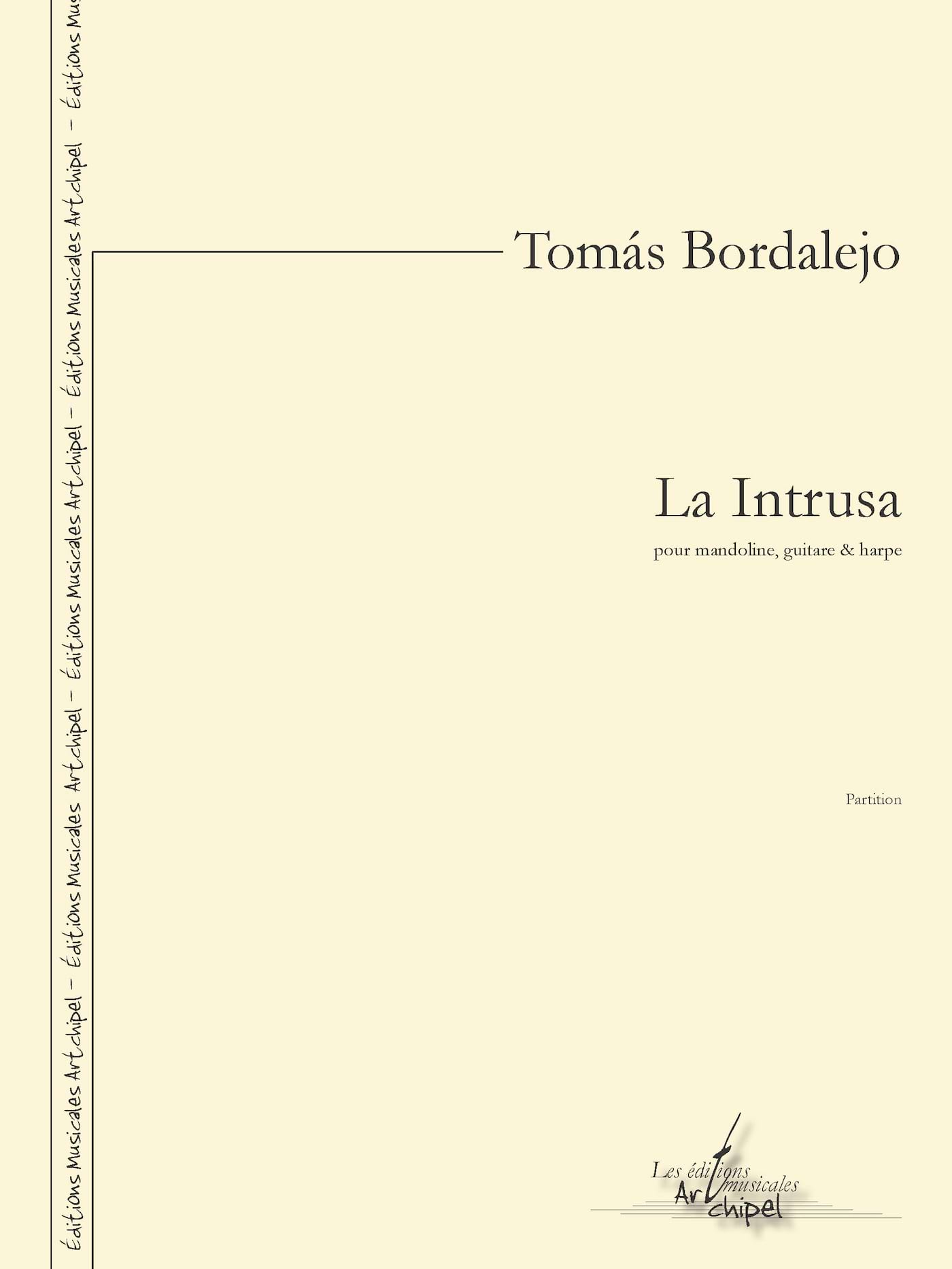 La Intrusa - Partition et parties Tomas Bordalejo Partition Trios