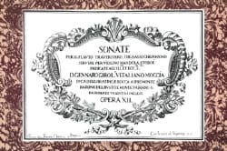 6 Sonate per il flauto traversiere col basso, opera 12