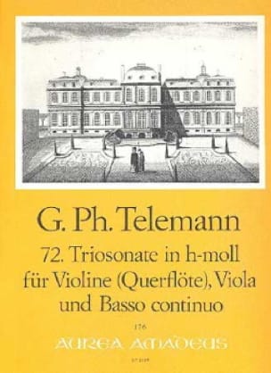 Triosonate Nr. 72 in h-moll - Violine Viola Bc - TELEMANN - Partition