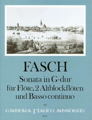 Sonate en Sol Majeur Johann Friedrich Fasch Partition Quatuors