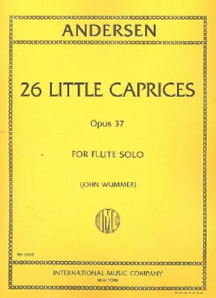 26 Little caprices op. 37 - ANDERSEN - Partition - Flûte traversière