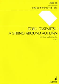 A string around autumn - Partitur TAKEMITSU Partition Grand format