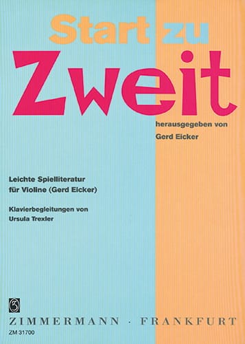 Start zu Zweit - Violon Eicker Gerd / Trexler Ursula Partition Violon